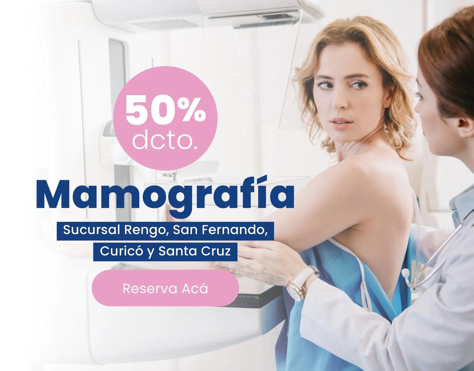 mamografía descuento promoción sucursales